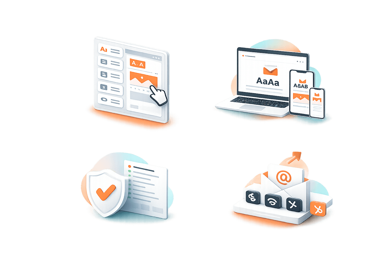 MailViewr Studio essentials: build without code, preview on every device, validate before sending, and export clean HTML